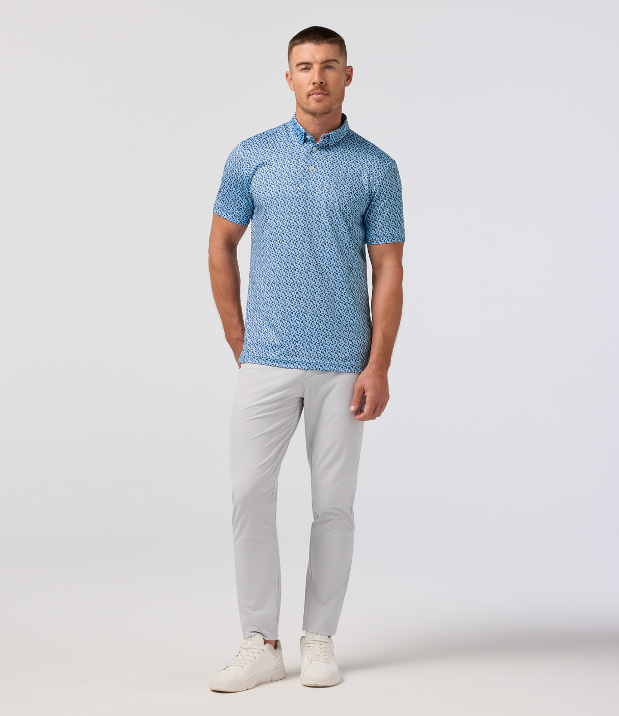 Mizzen+Main | Versa Polo | Blue Print