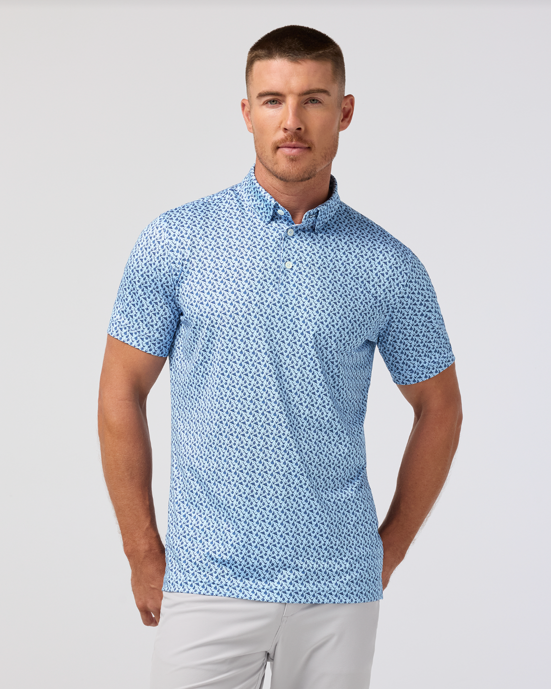 Mizzen+Main | Versa Polo | Blue Print