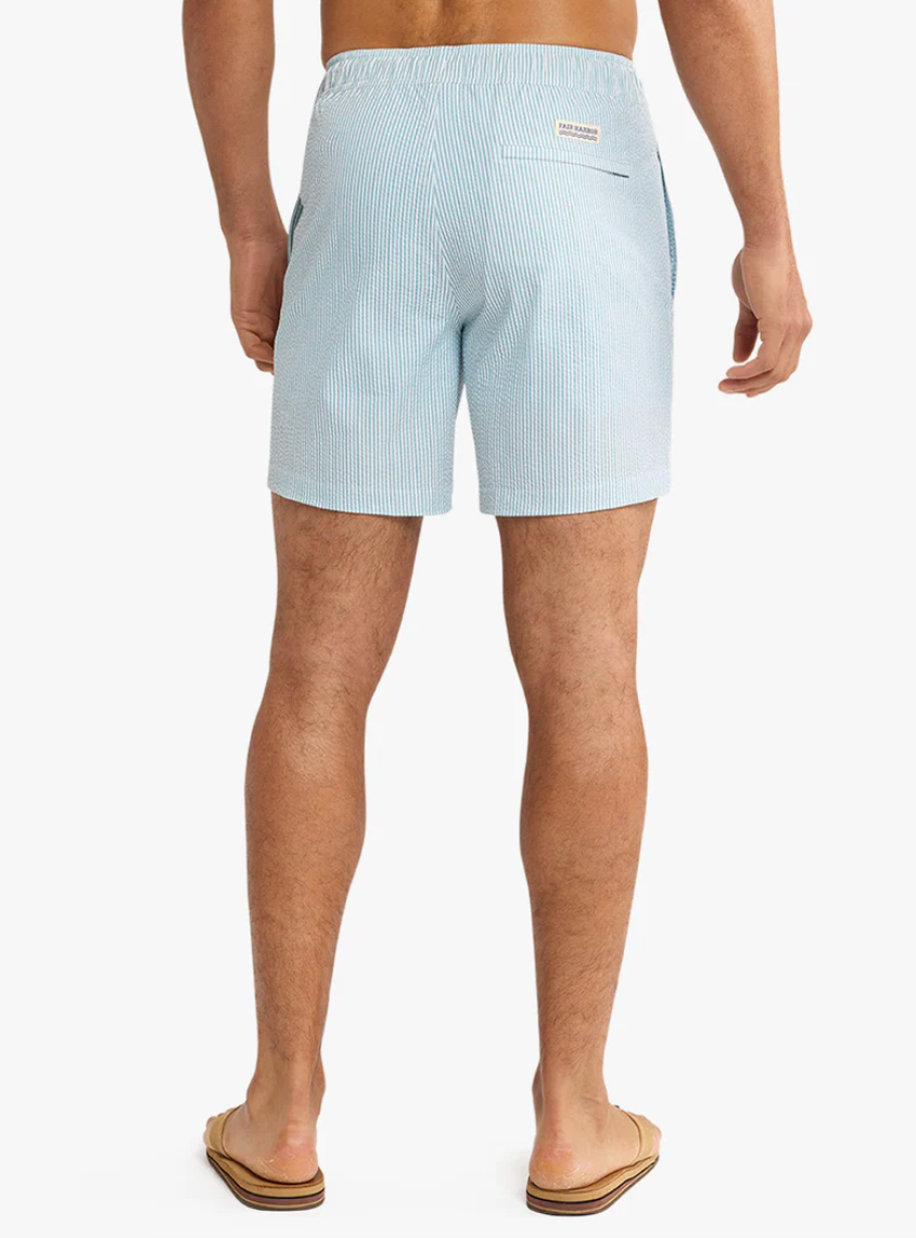 Fair Harbor | Bayberry Trunk 7" | Green Stripe