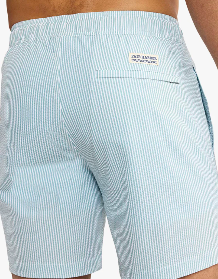 Fair Harbor | Bayberry Trunk 7" | Green Stripe