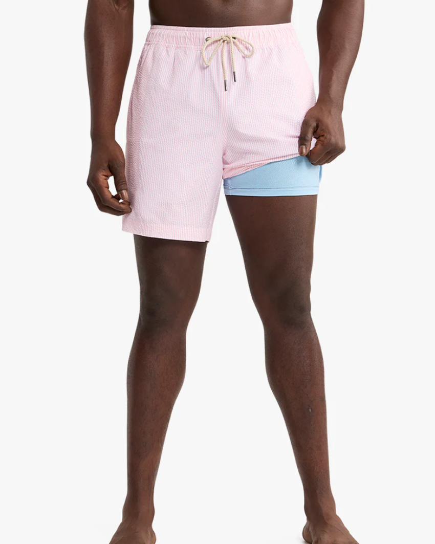 Fair Harbor |  Bayberry Trunk Bathing Suit |  Pink