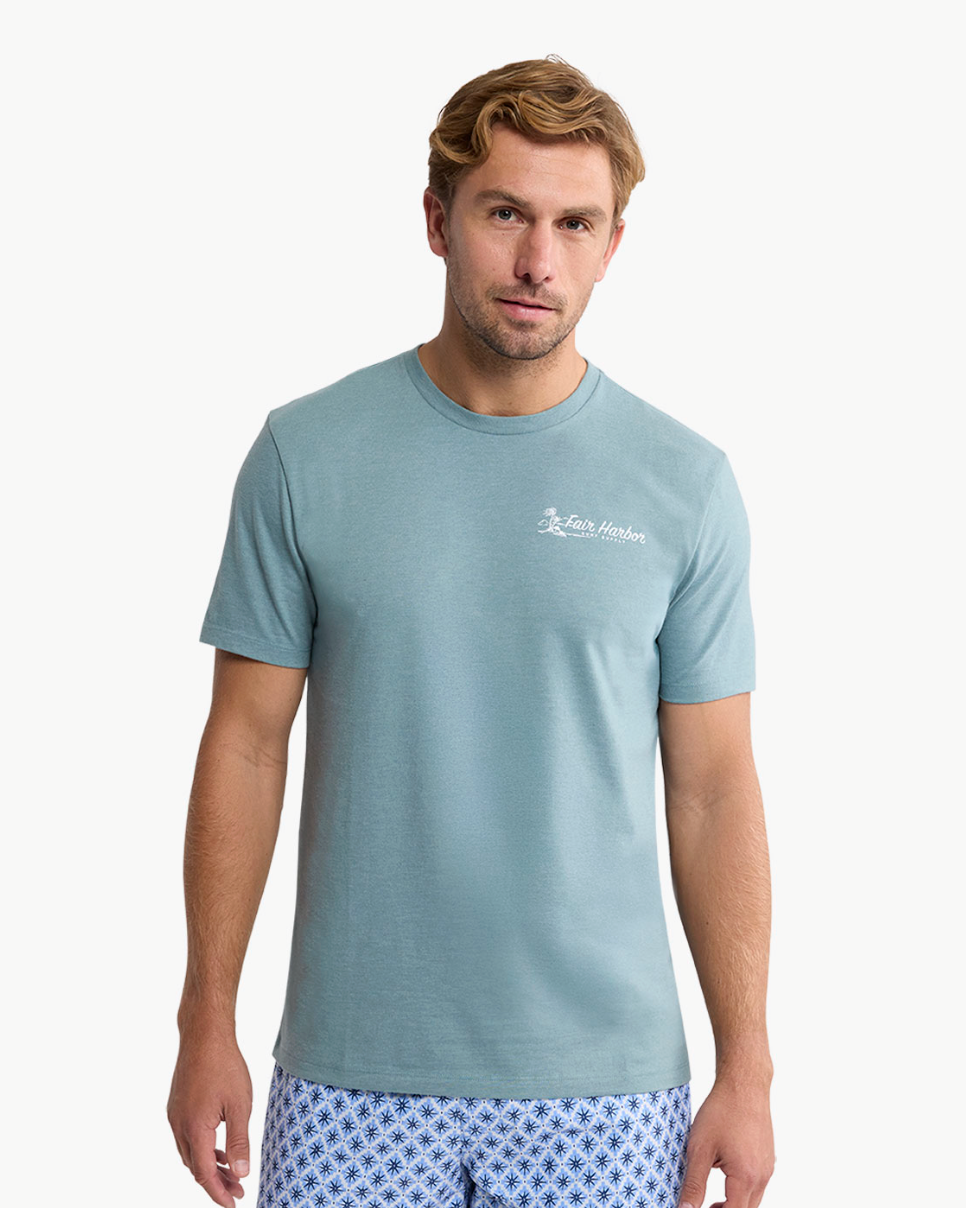 Fair Harbor |  Kismet Graphic Tee |  Blue