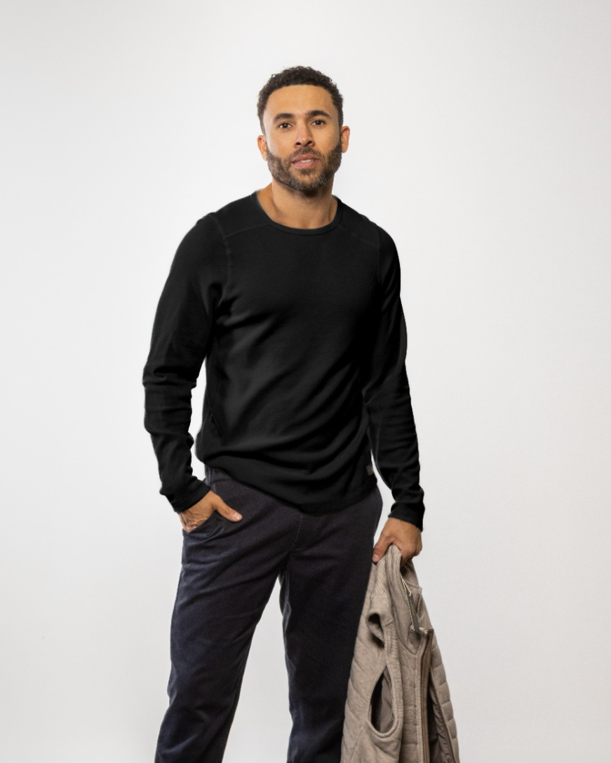 Mason Cruz | Matteo Crewneck | Jet Black