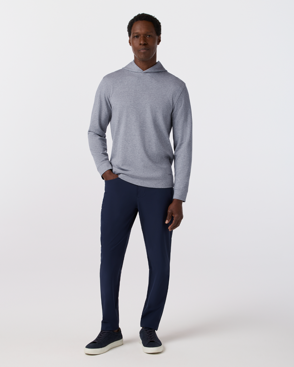 Mizzen+Main | KPI Hoodie | Dark Slate Heather Gray