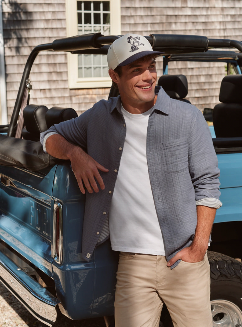 Fair Harbor | Oceanfront Shirt | Blue