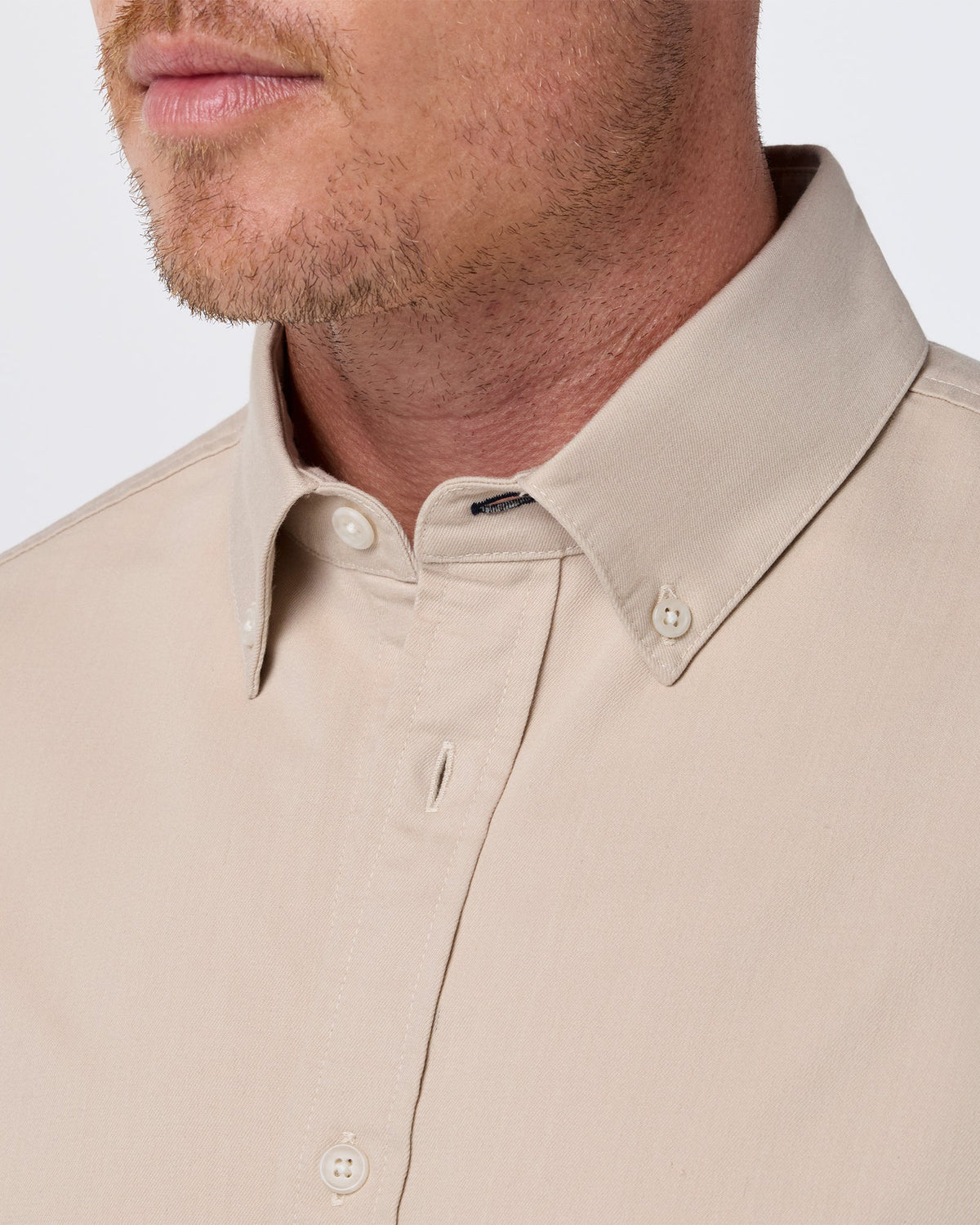 Mizzen+Main | Nash Button Down Shirt | Natural Beige