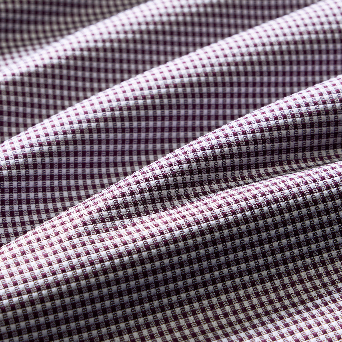 Mizzen+Main | Halyard Dress Shirt | Merlot Peter Gingham Burgundy | Trunk Show Special