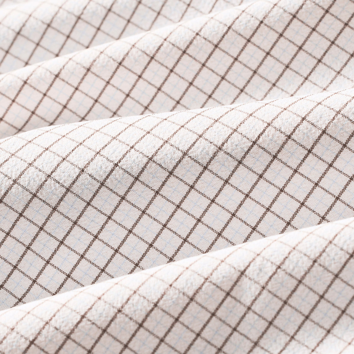 Mizzen+Main | Leeward Dress Shirt | Espresso Filbert Plaid White | Trunk Show Special