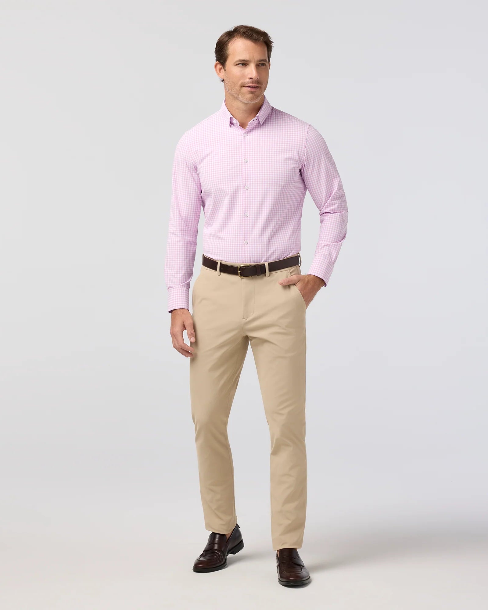 Mizzen+Main | Leeward Dress Shirt Salt Crew | Pink | Trunk Show Special