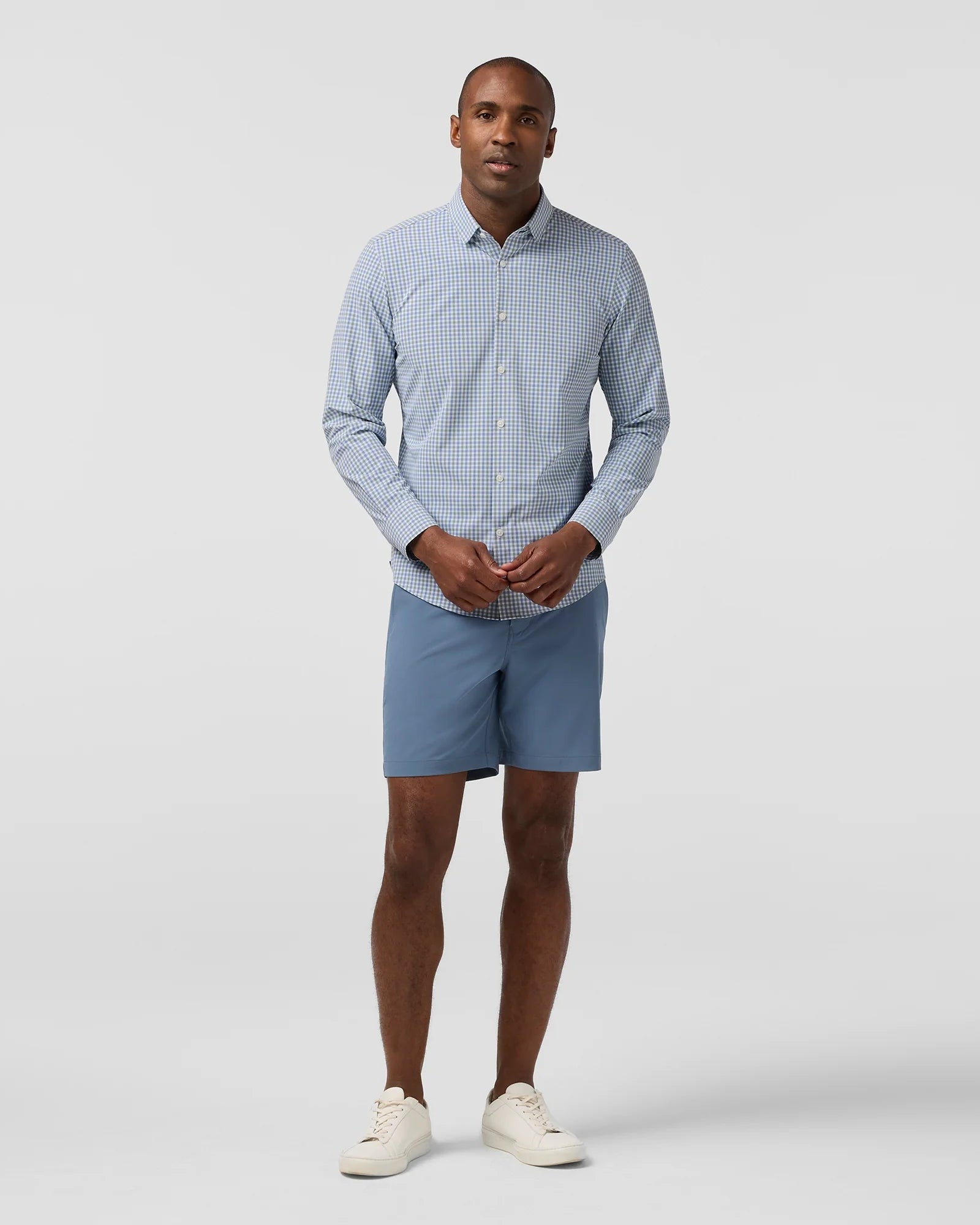 Mizzen+Main | Leeward No Tuck Dress Shirt | Green Plaid