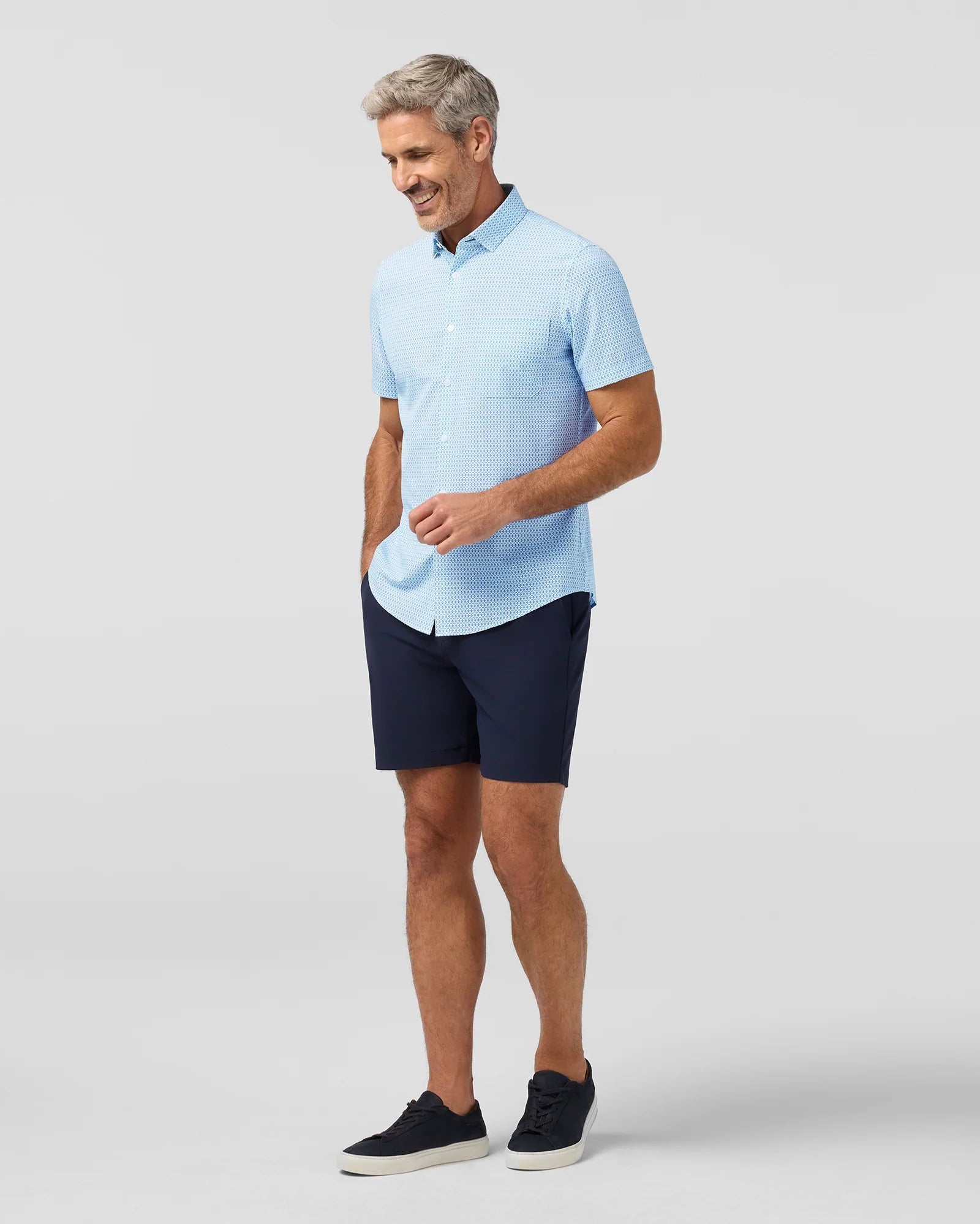 Mizzen+Main | Leeward Short Sleeve Skyline | Blue
