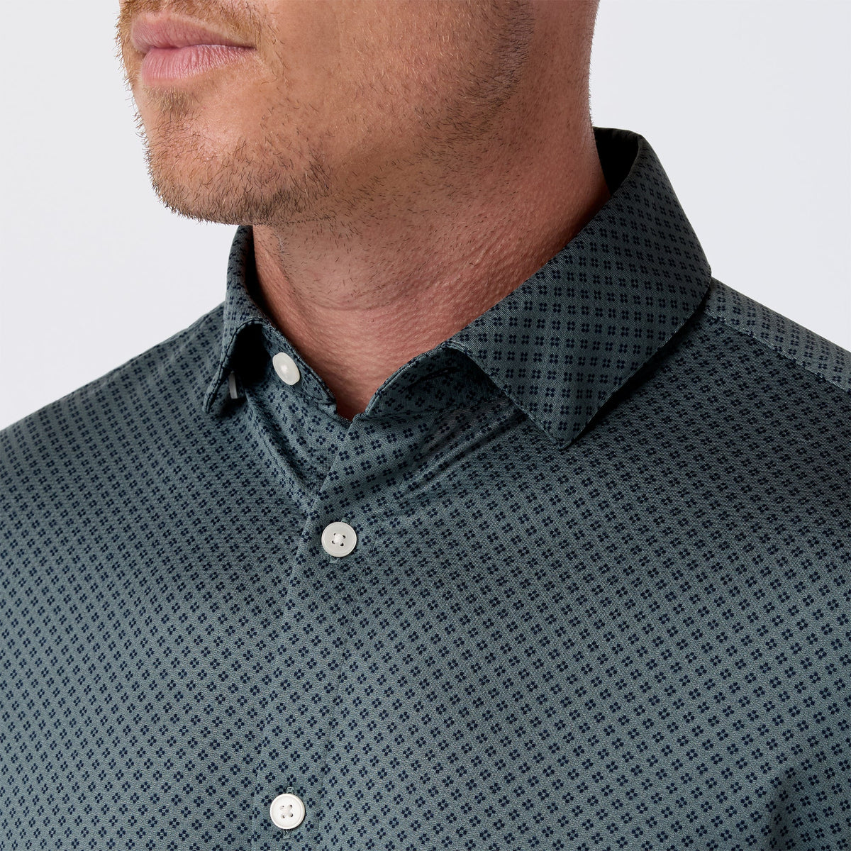 Mizzen+Main | Halyard Dress Shirt | Hemlock Clover Green | Trunk Show Special