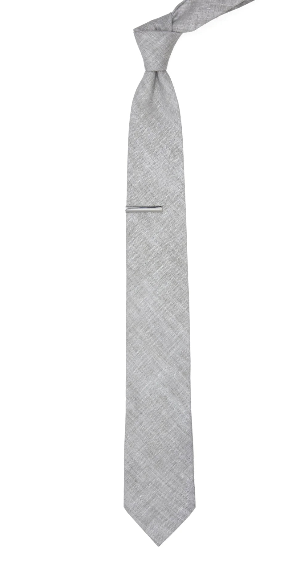 South End Solid Grey Tie