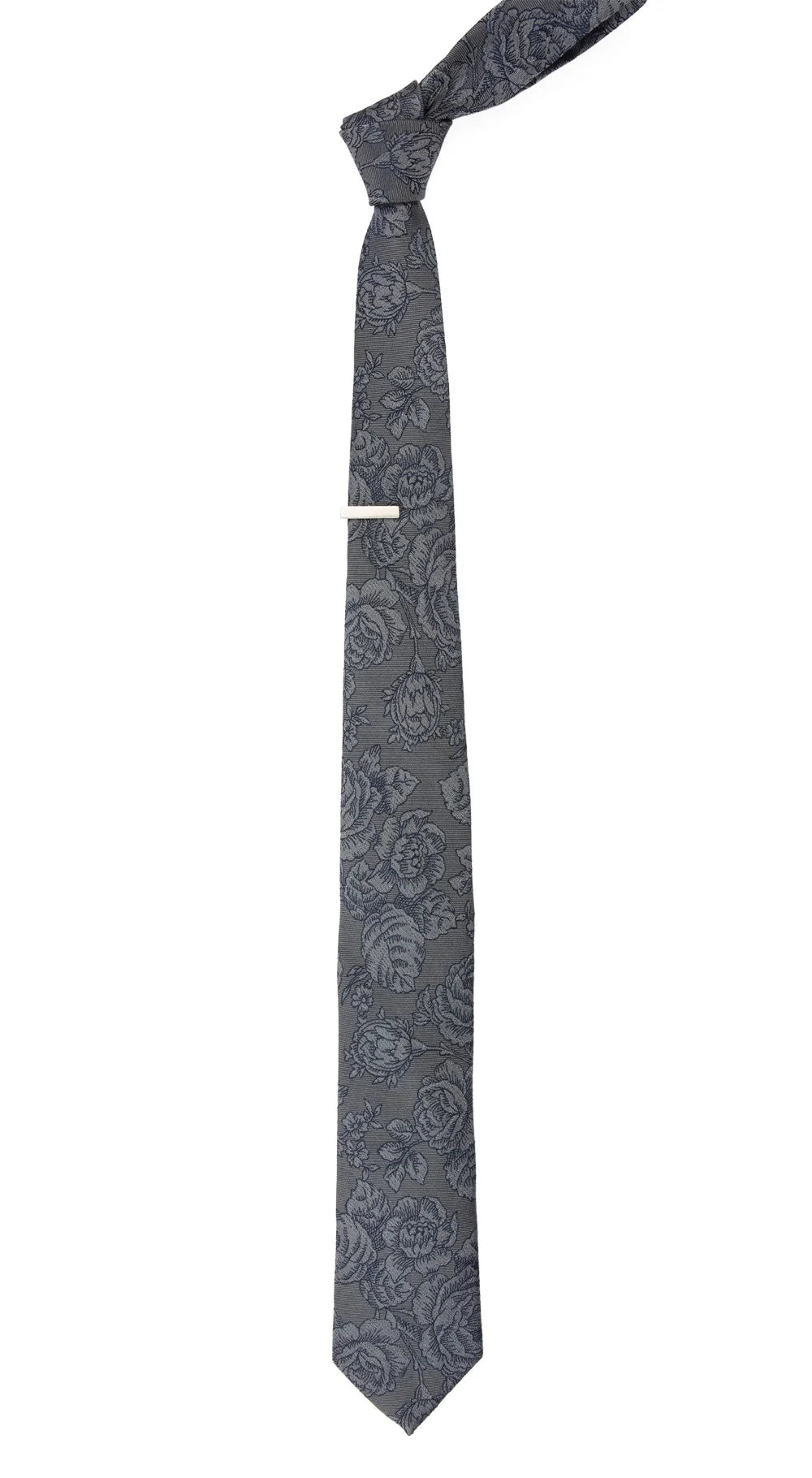 Ritz Floral Grey Tie