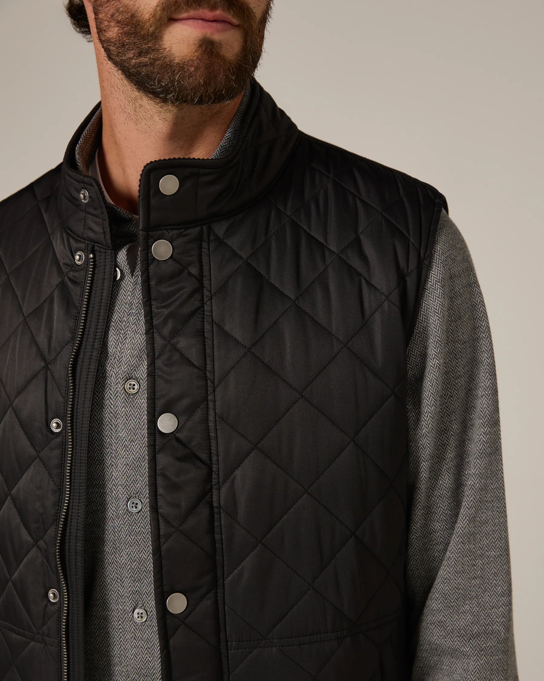 Crest Quilted Vest