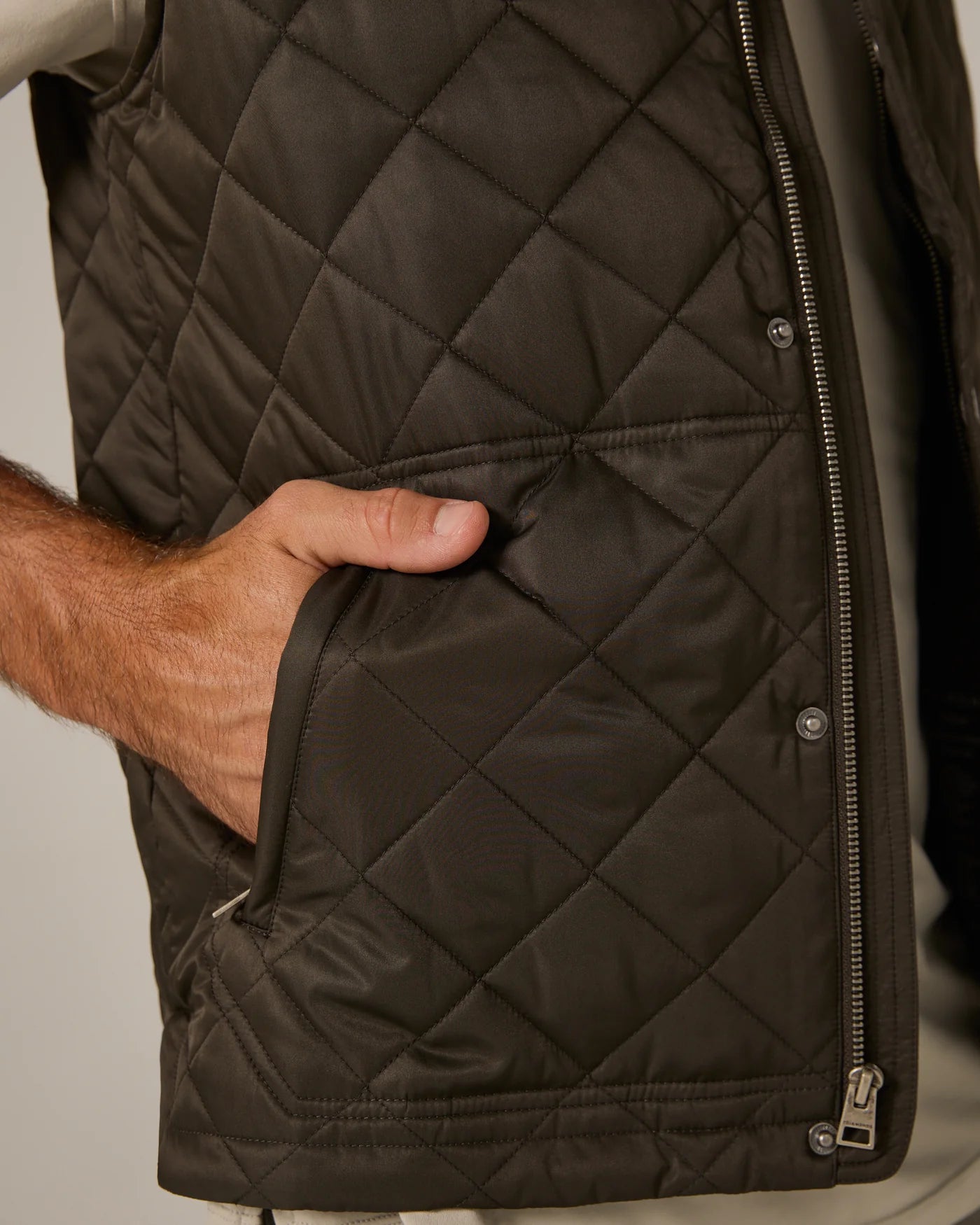 Crest Quilted Vest