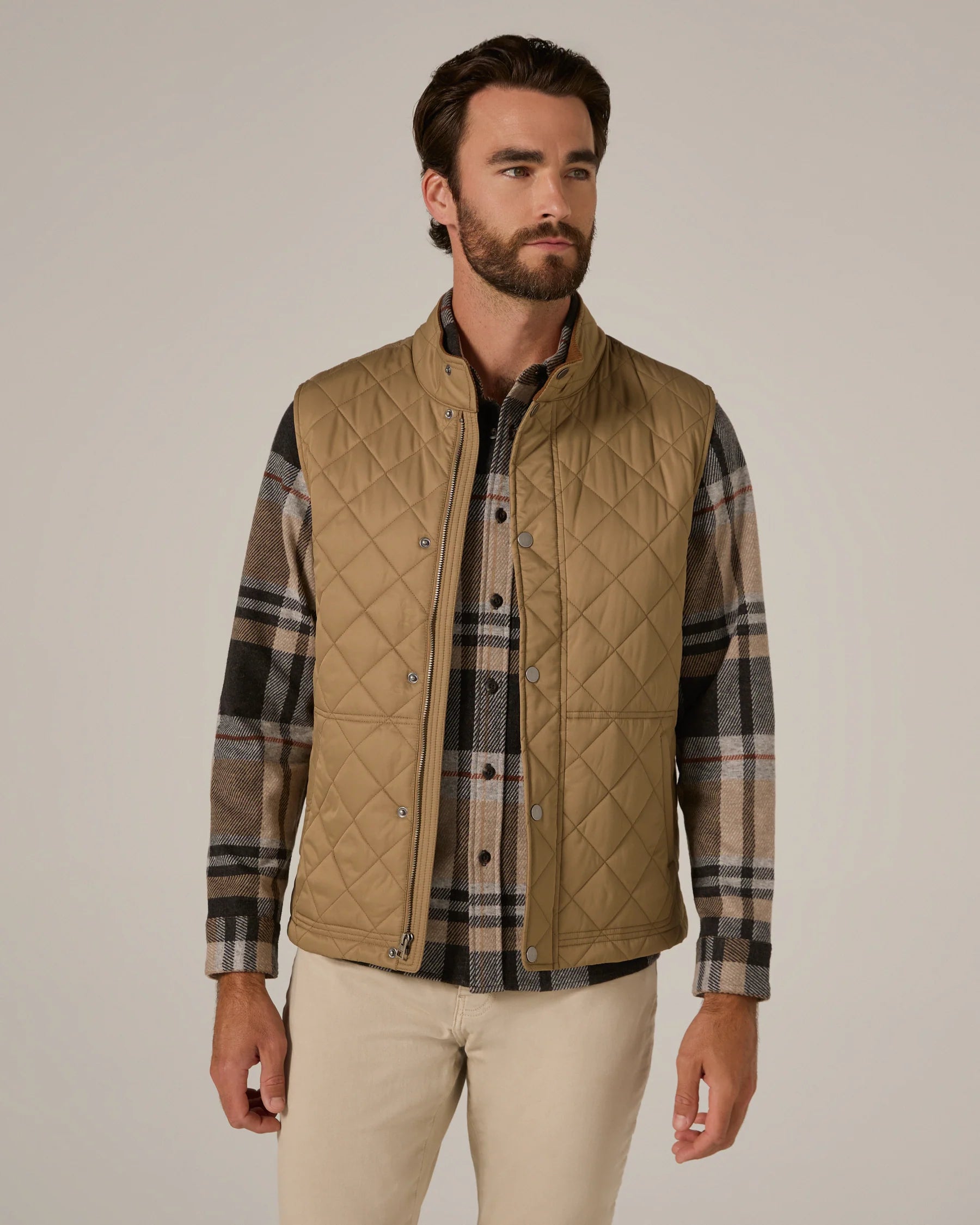 Crest Quilted Vest