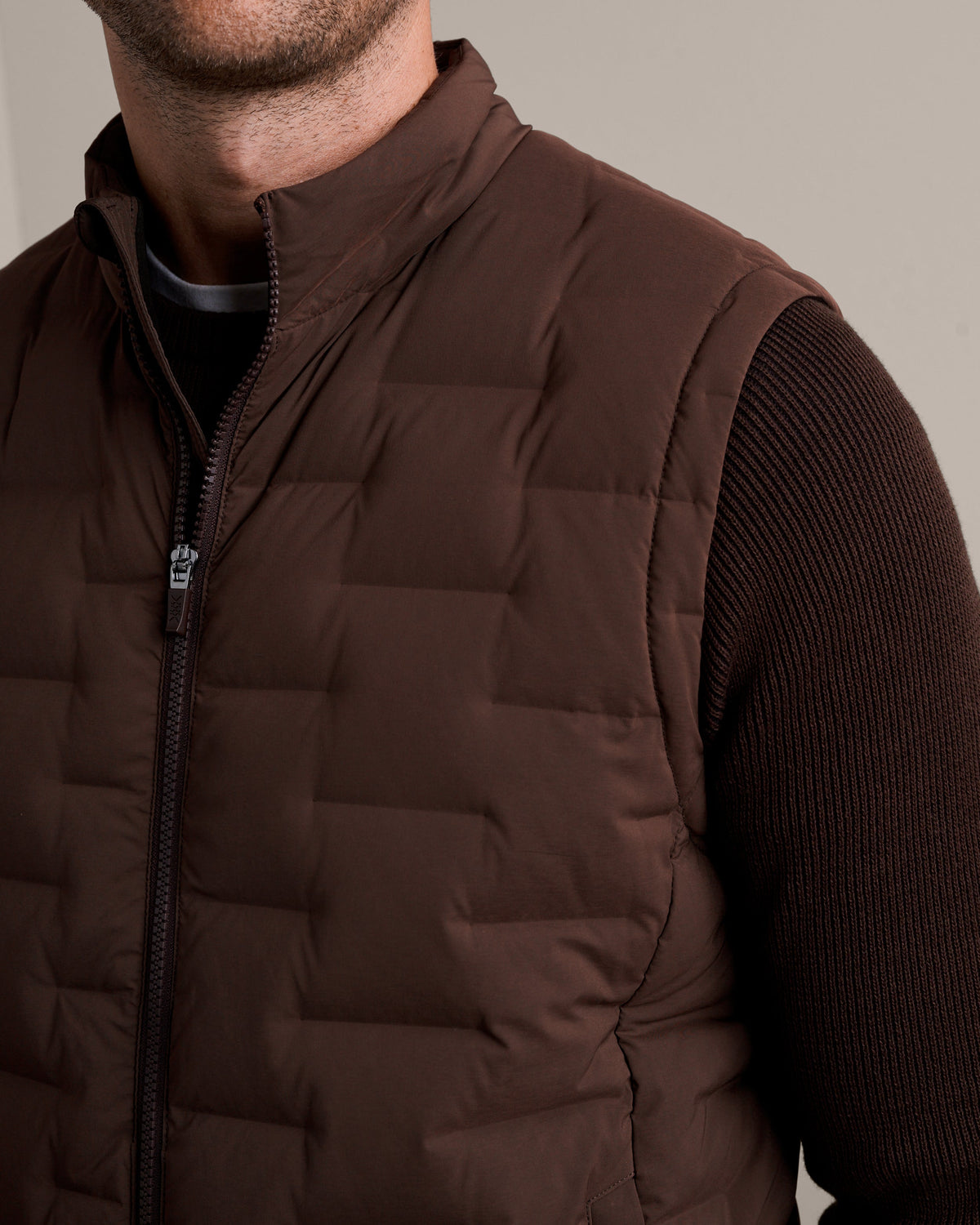 Rhone | Voyage Down Vest | Ember Brown