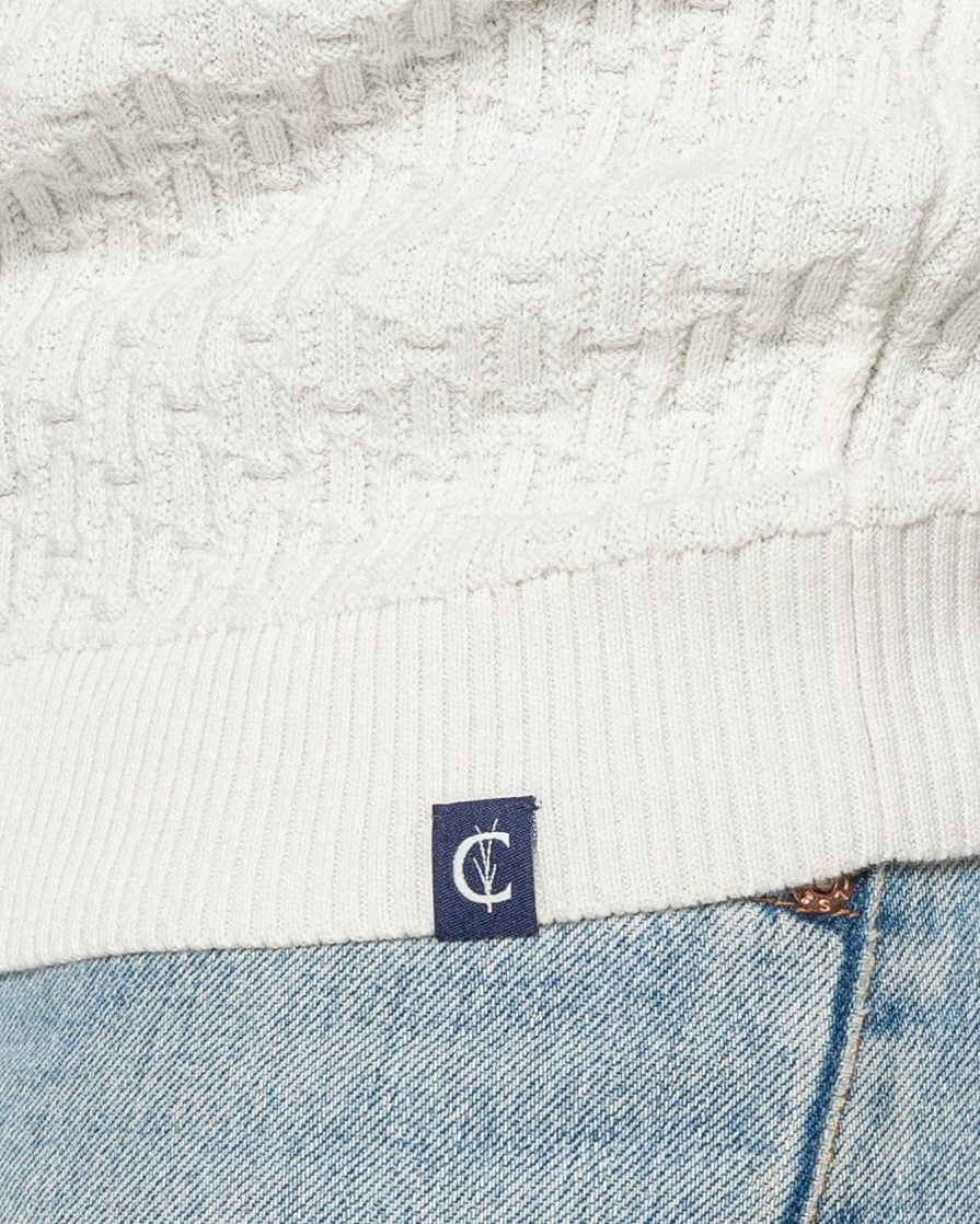Criquet |  Bungalow Sweater Polo |  White