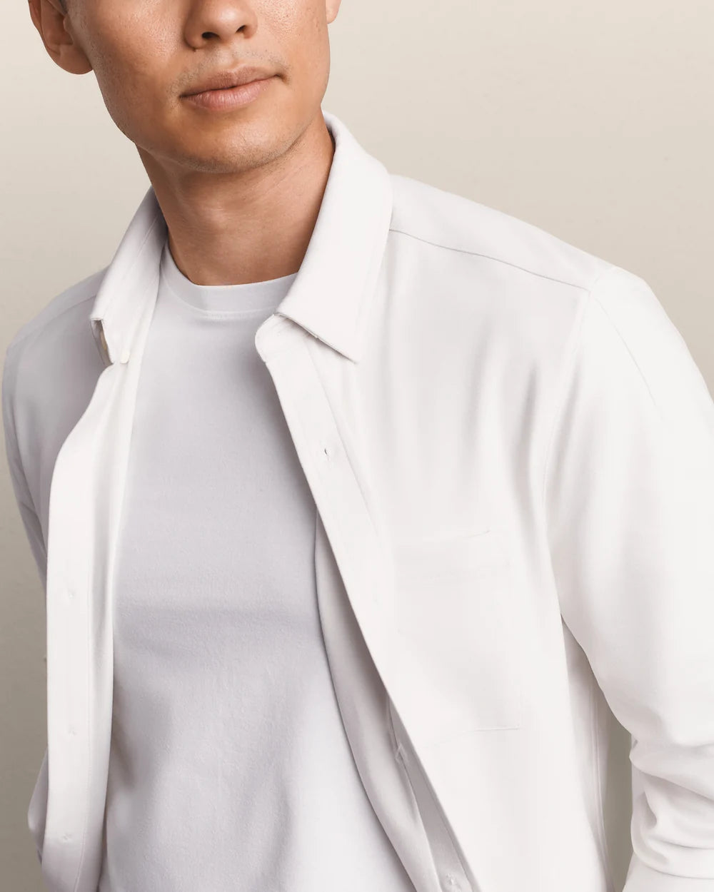 Rhone | WFH Button Down Shirt | Off White