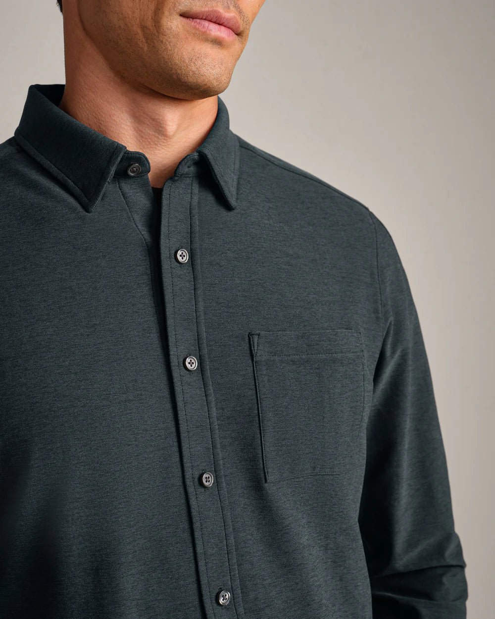 Rhone | WFH Shirt | Gray