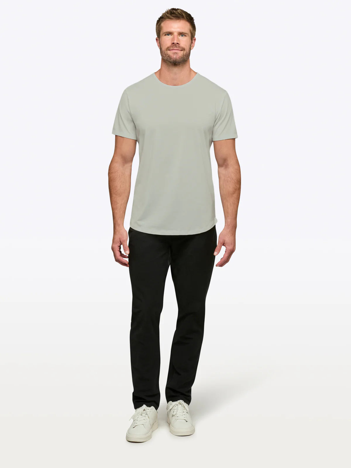Cuts |  AO Curve-Hem Tee Moring Dove |  Gray
