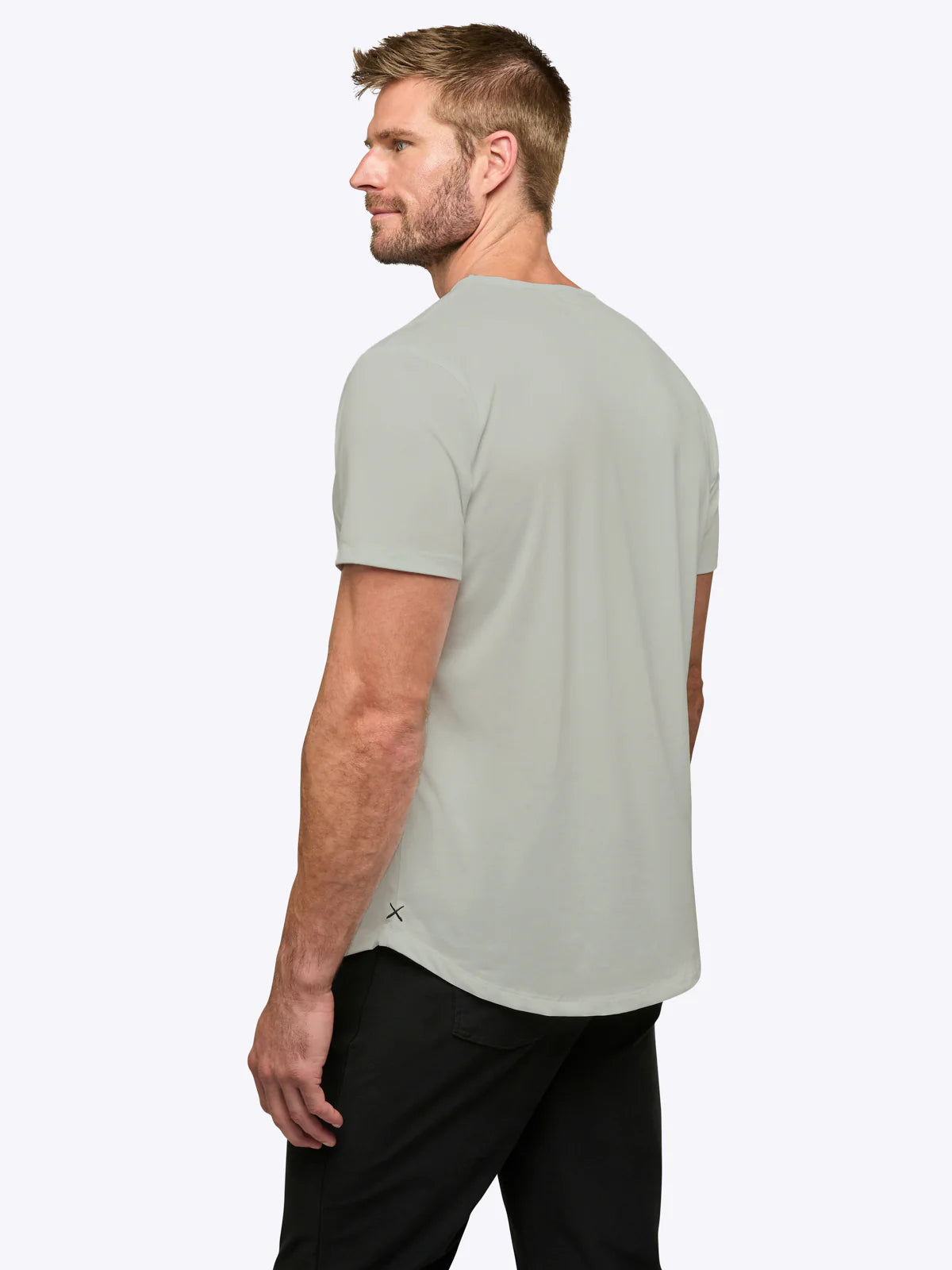 Cuts |  AO Curve-Hem Tee Moring Dove |  Gray