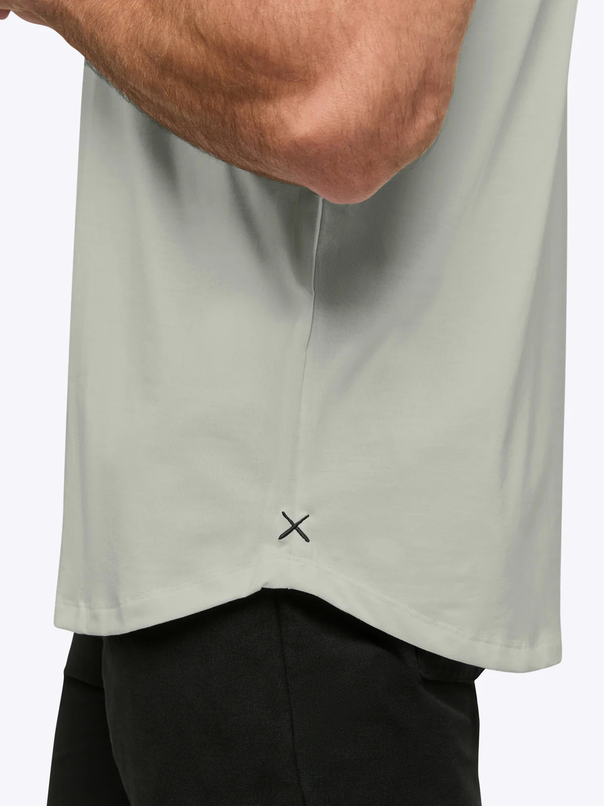 Cuts |  AO Curve-Hem Tee Moring Dove |  Gray