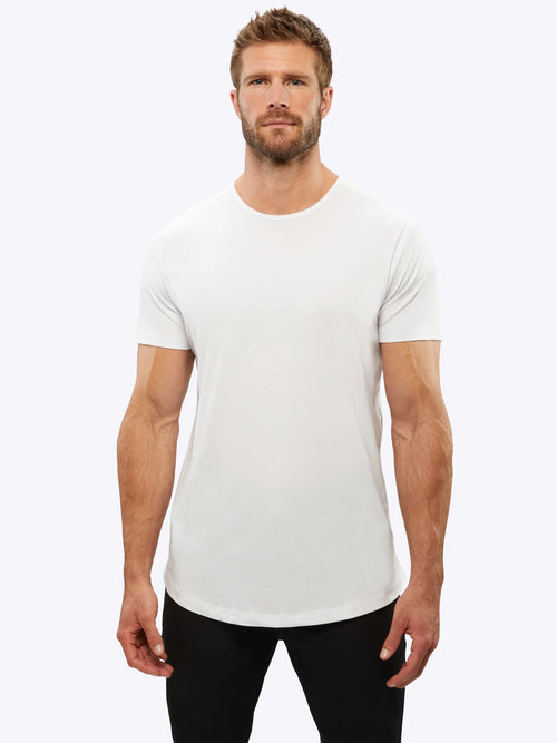 Cuts | AO Curve-Hem Tee | White