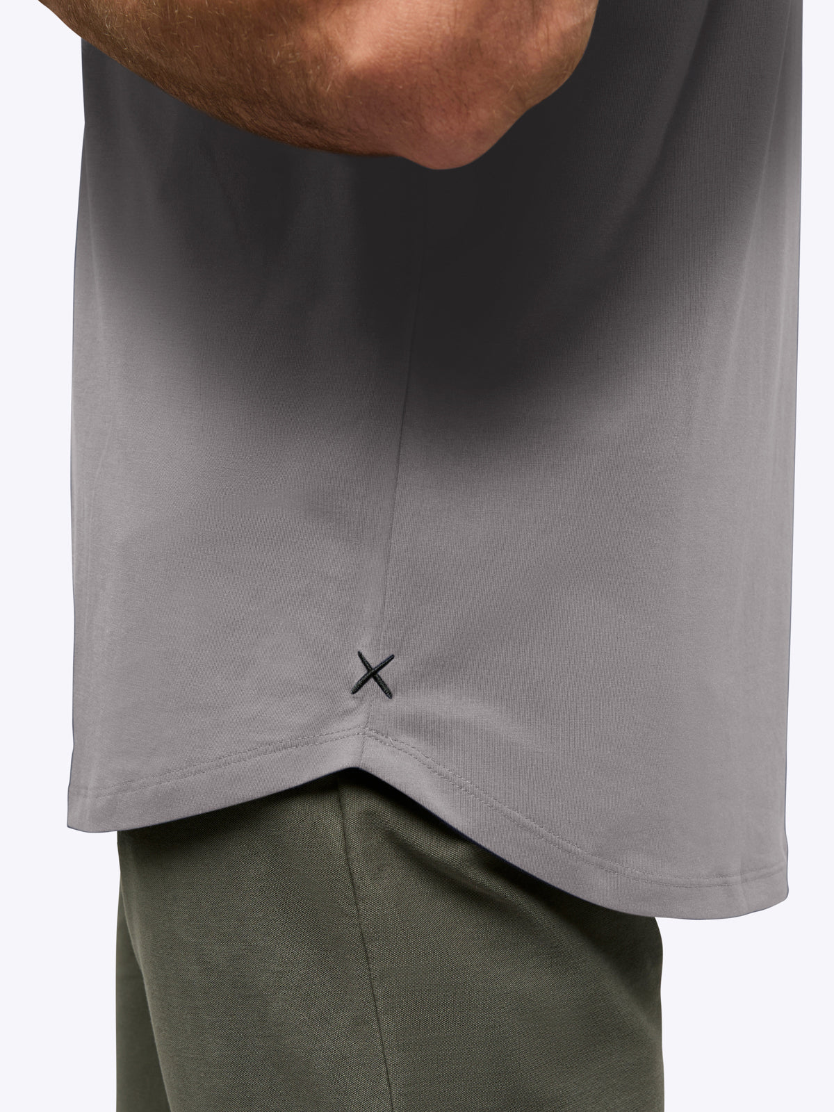 Cuts | AO Henley Curve-Hem Wolf | Gray