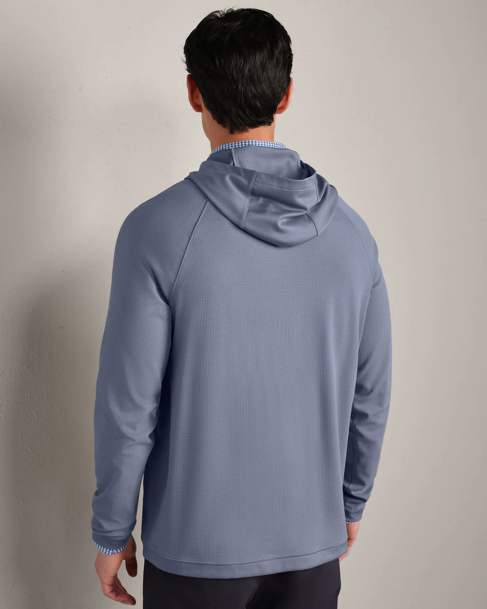 Rhone | Waffle Tech Hoodie | Blue