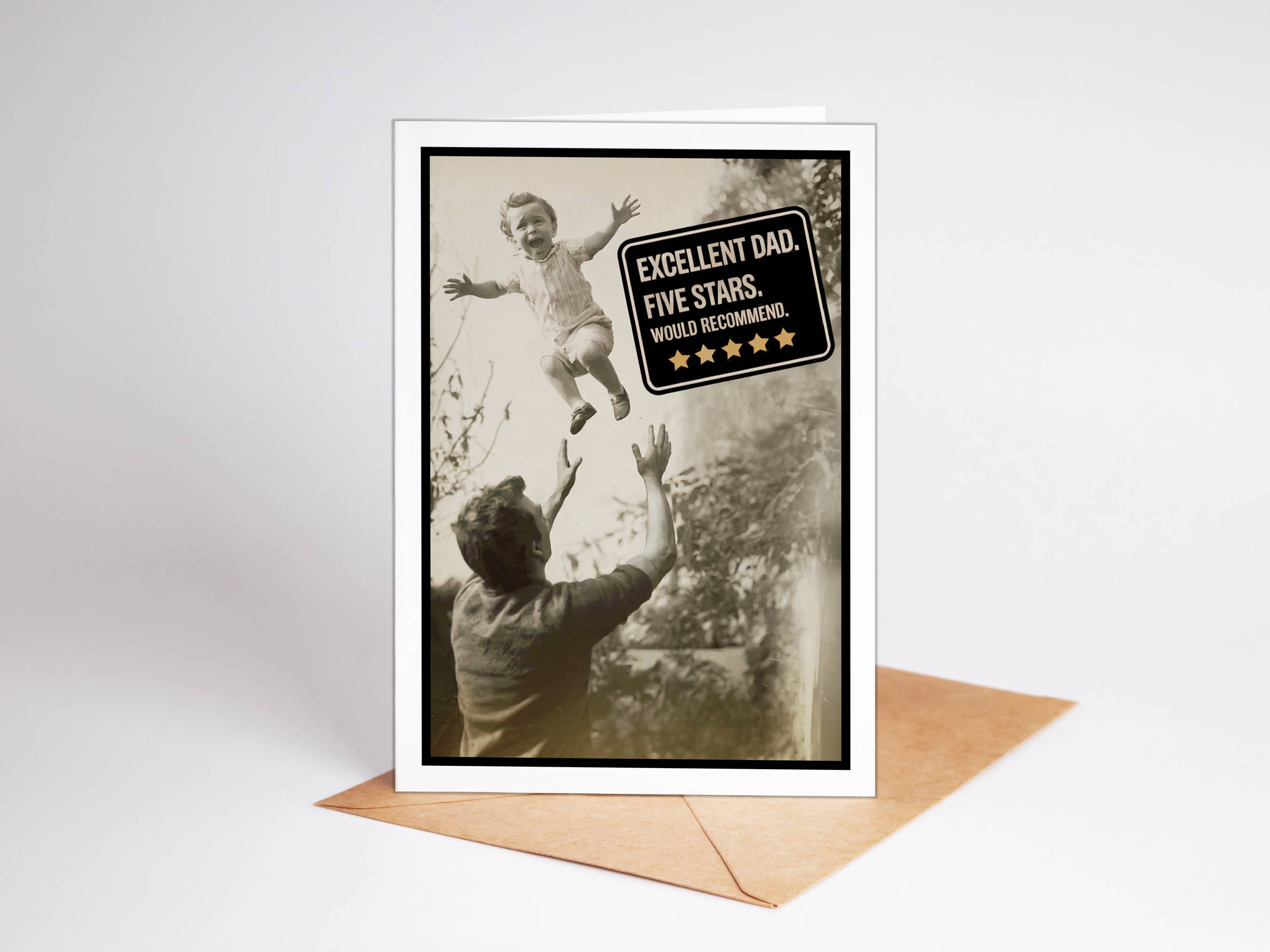 Katie Doodle | Funny Fathers Day Card | White