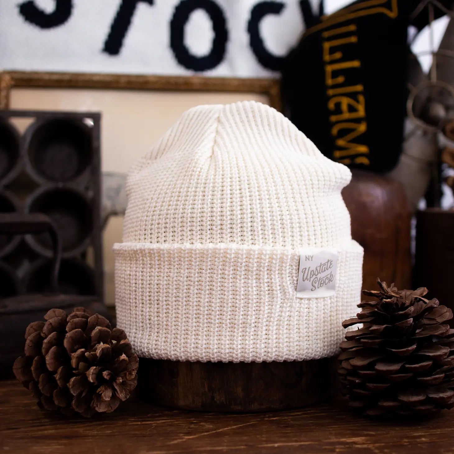 Ecru Cotton Watchcap