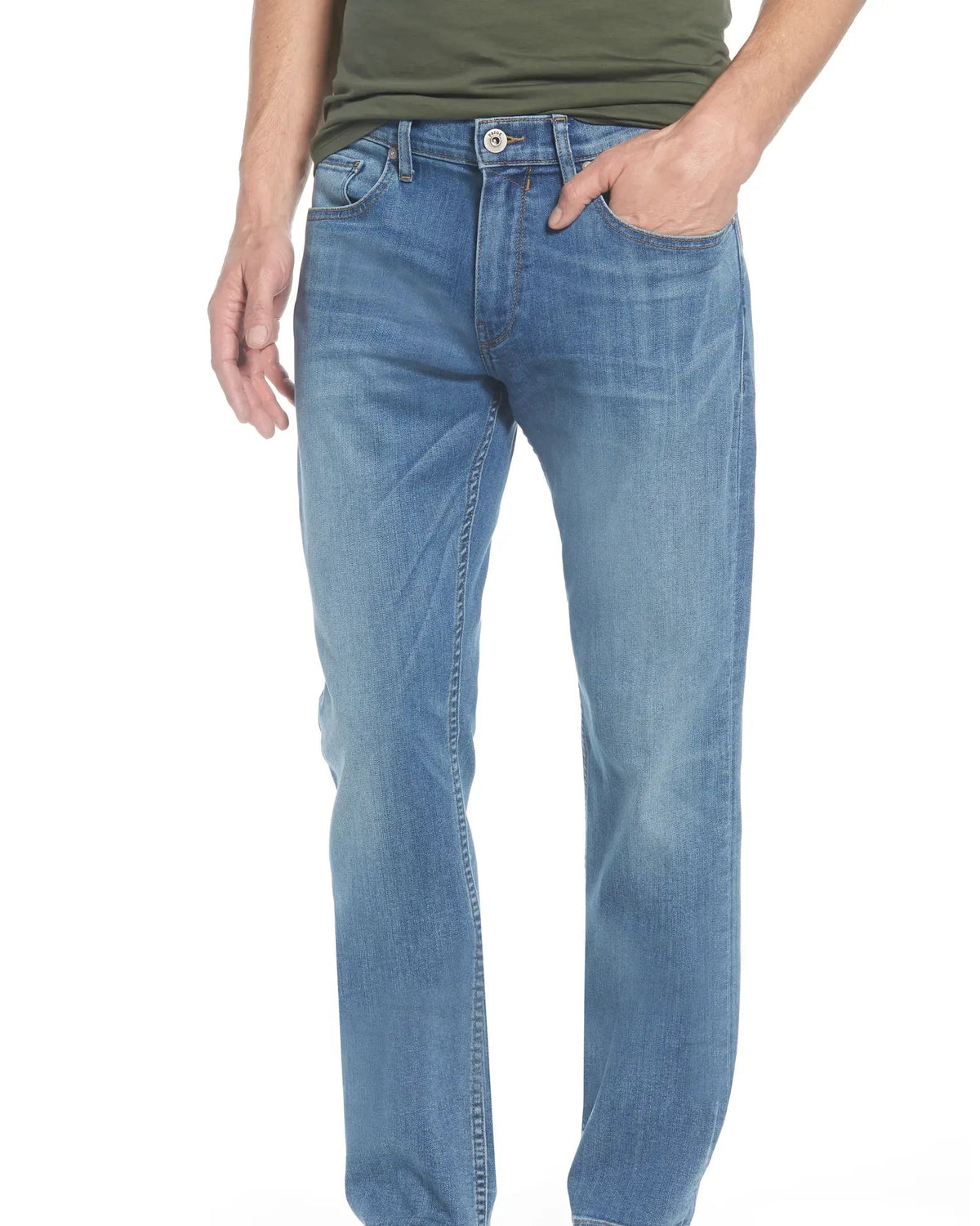 PAIGE | Federal Slim Straight Leg Jeans | Cartwright Blue
