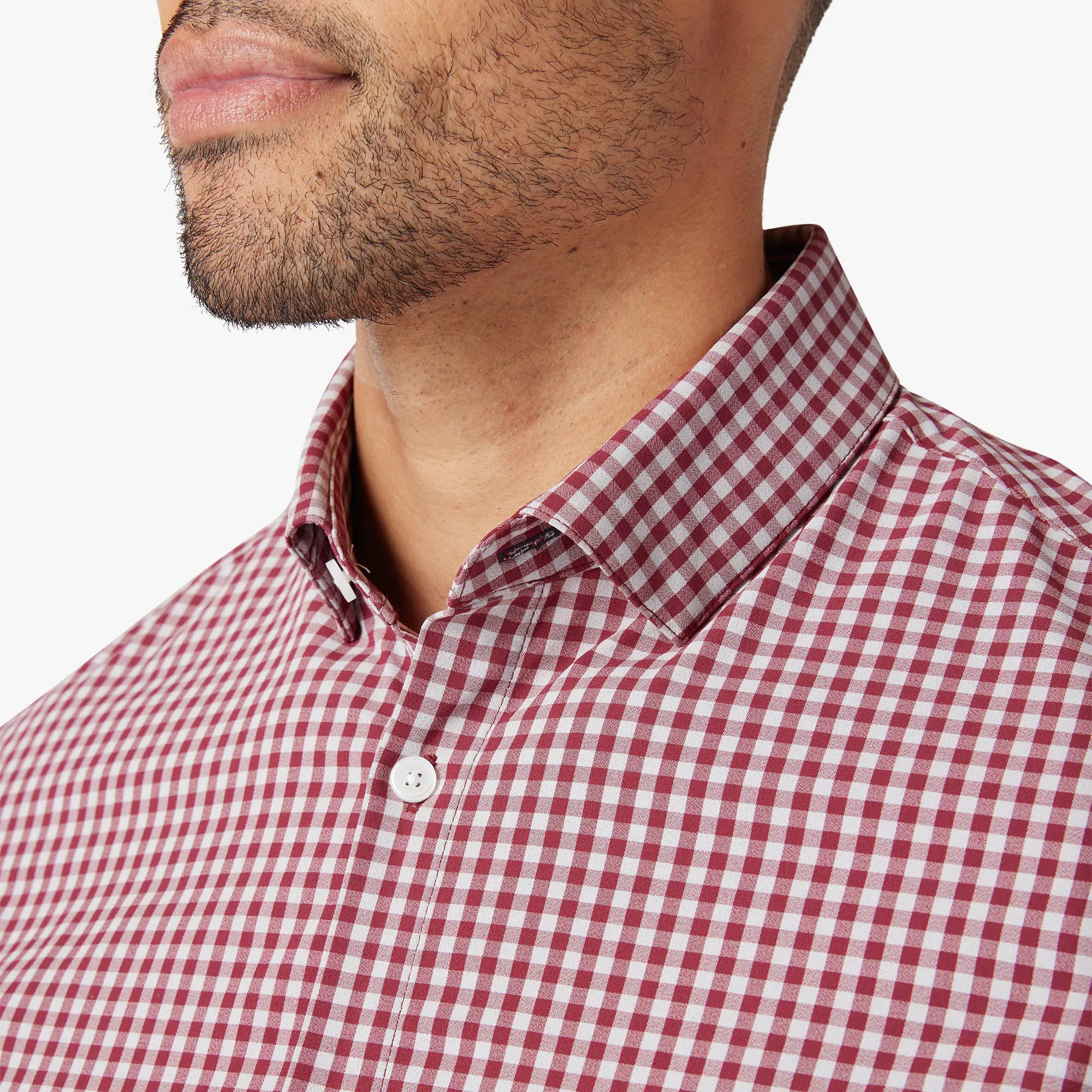 Garnet Gingham Leeward Dress Shirt