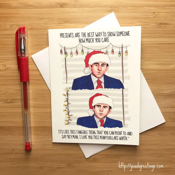 Michael Scott Christmas Card