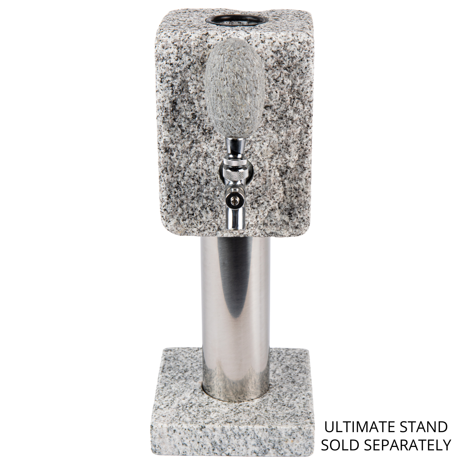 Ultimate Stone Drink Dispenser: Chrome