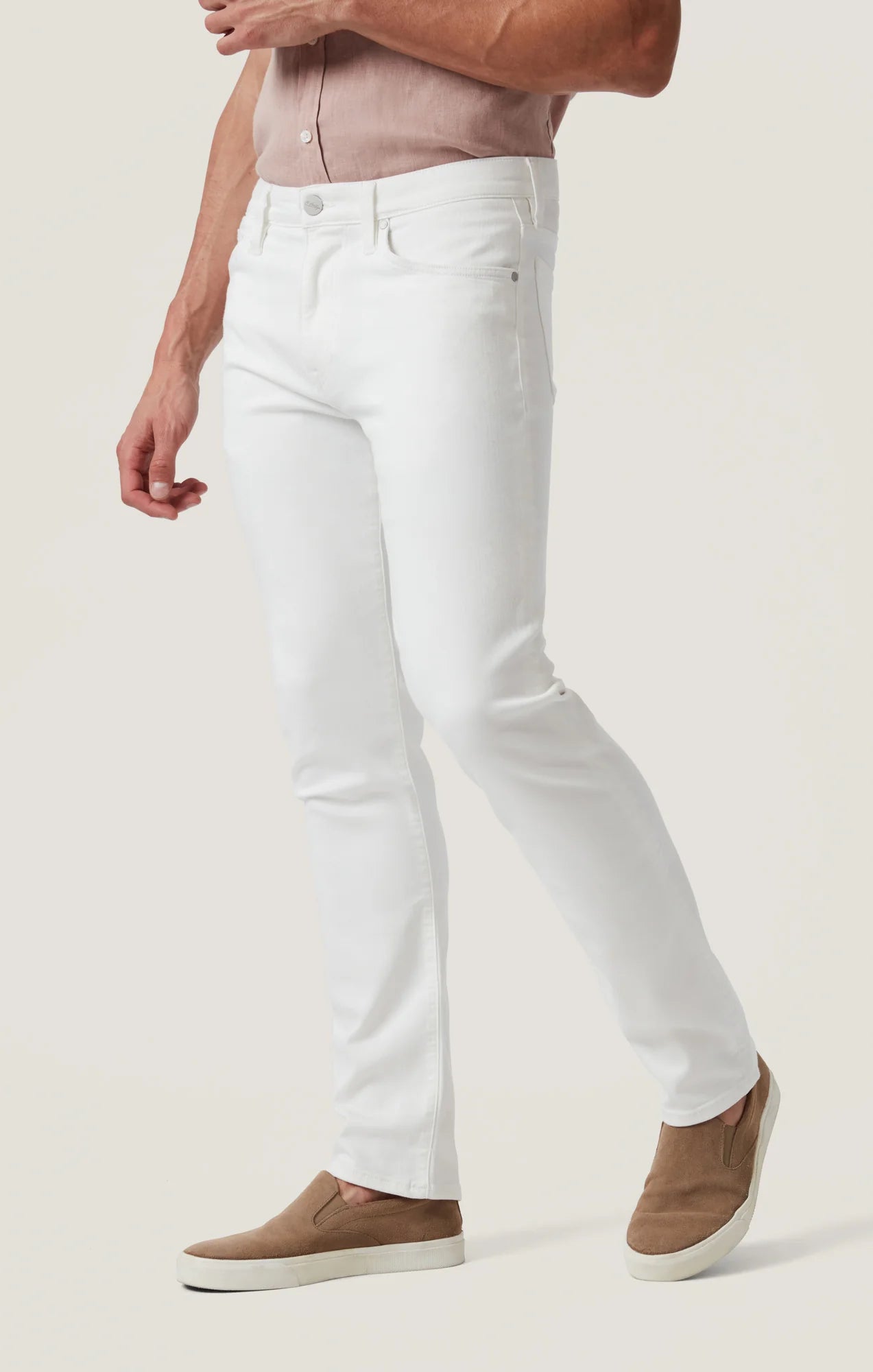 34 Heritage | Courage Straight Leg Jeans | White