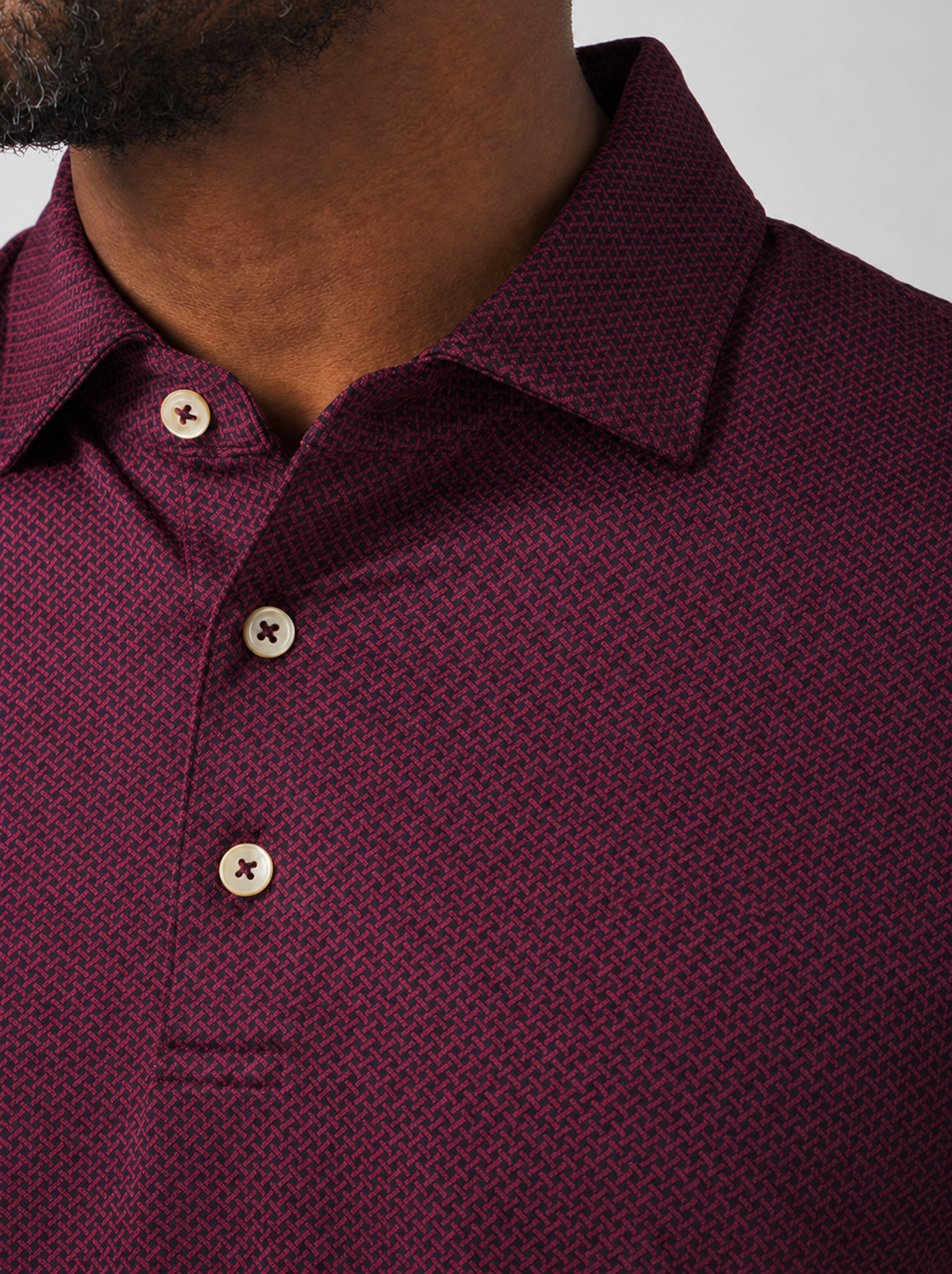 SUN DAY RED | Cypress Axe Thrower Polo II | Burgundy Red