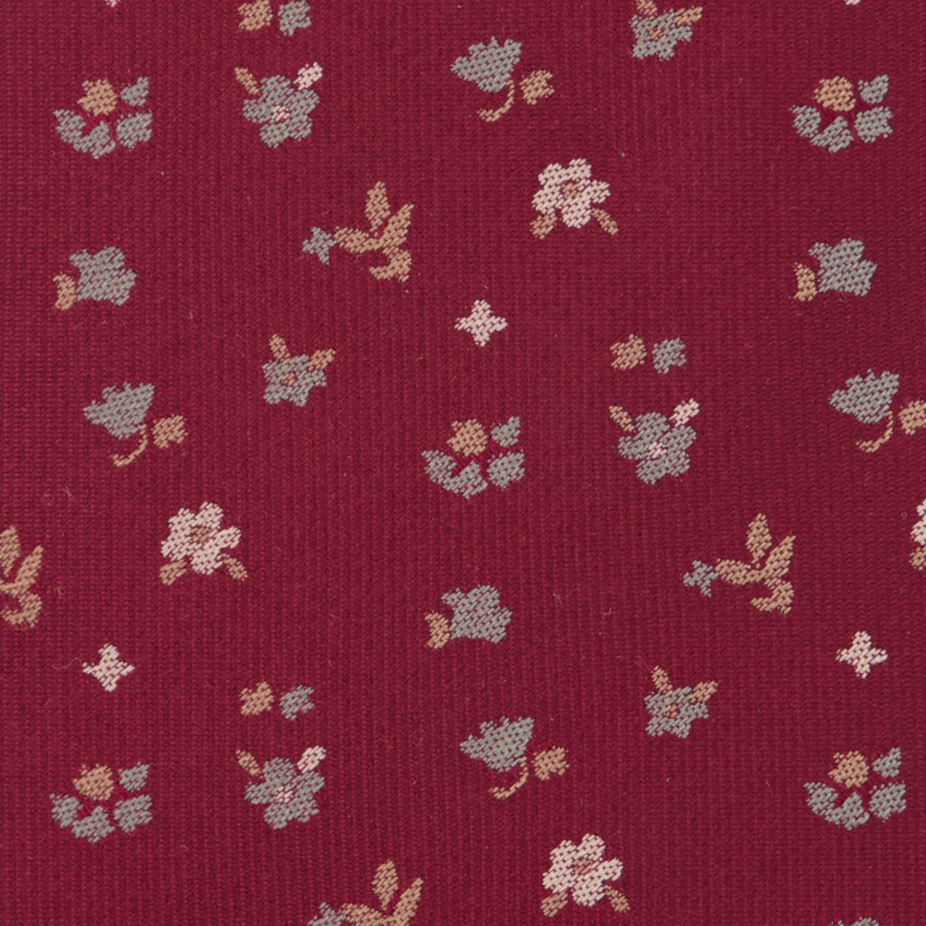 Falling Florals Burgundy Tie