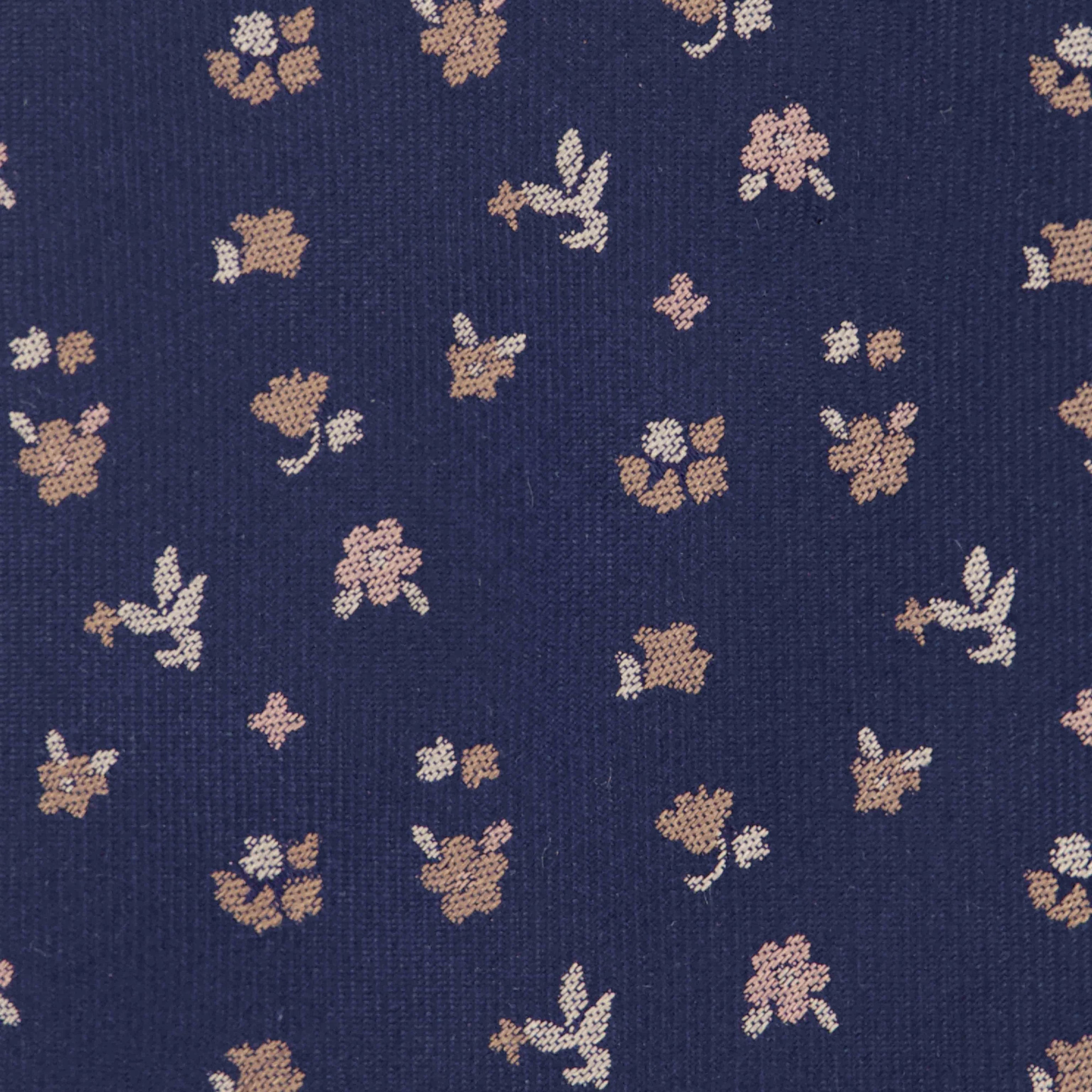 Falling Florals Navy Tie