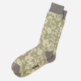 Incognito Floral Sage Green Sock