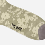 Incognito Floral Sage Green Sock