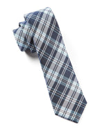 Narrative Plaid Navy Tie