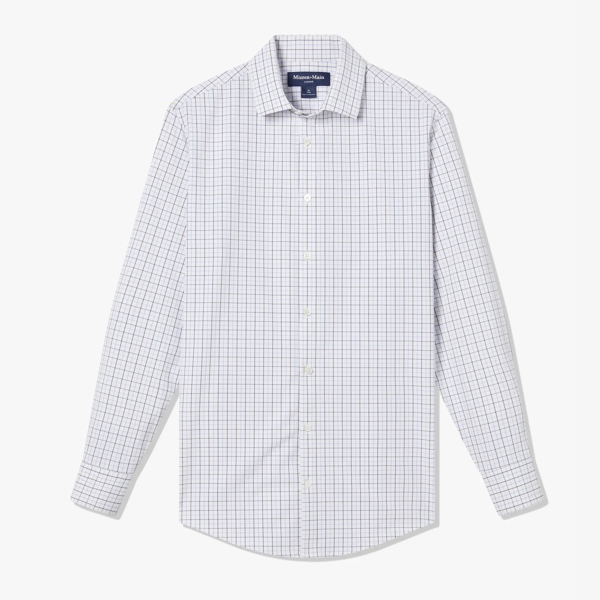 Navy Montgomery Plaid Leeward Dress Shirt