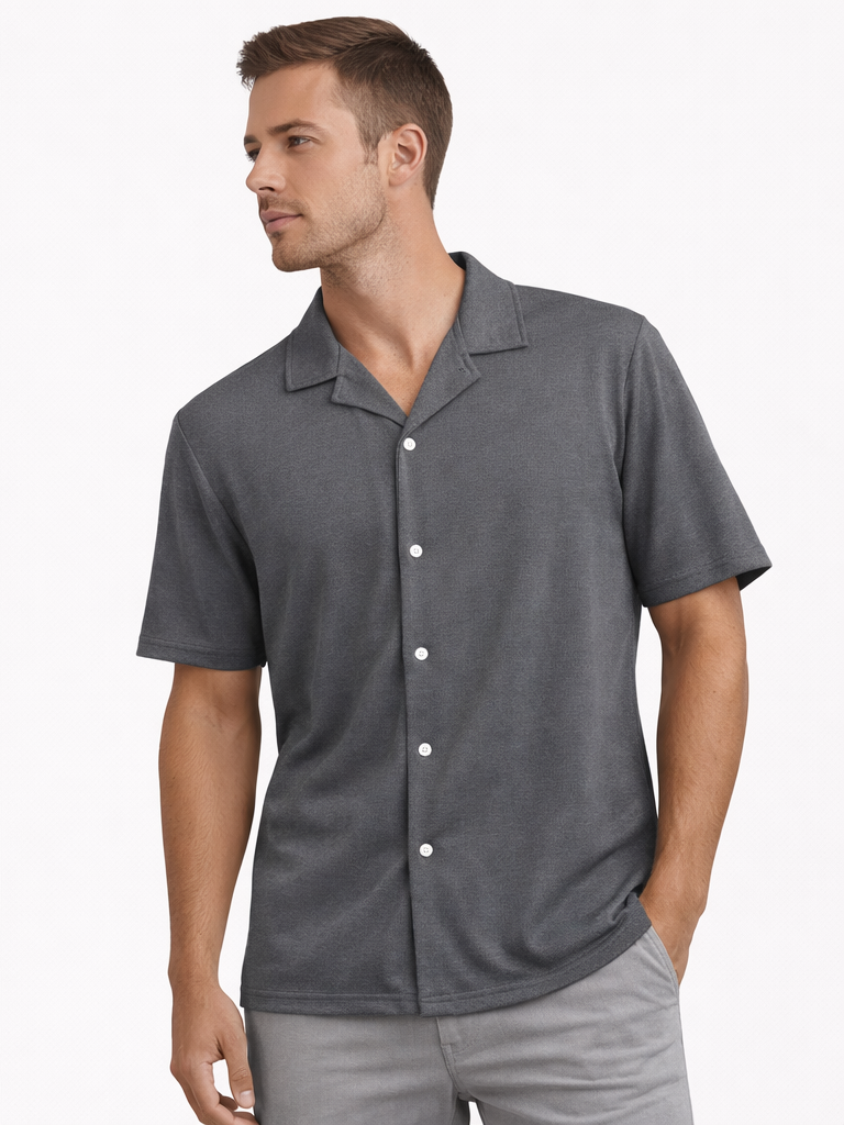 DIBI | Camp Knit Shirt | Gray