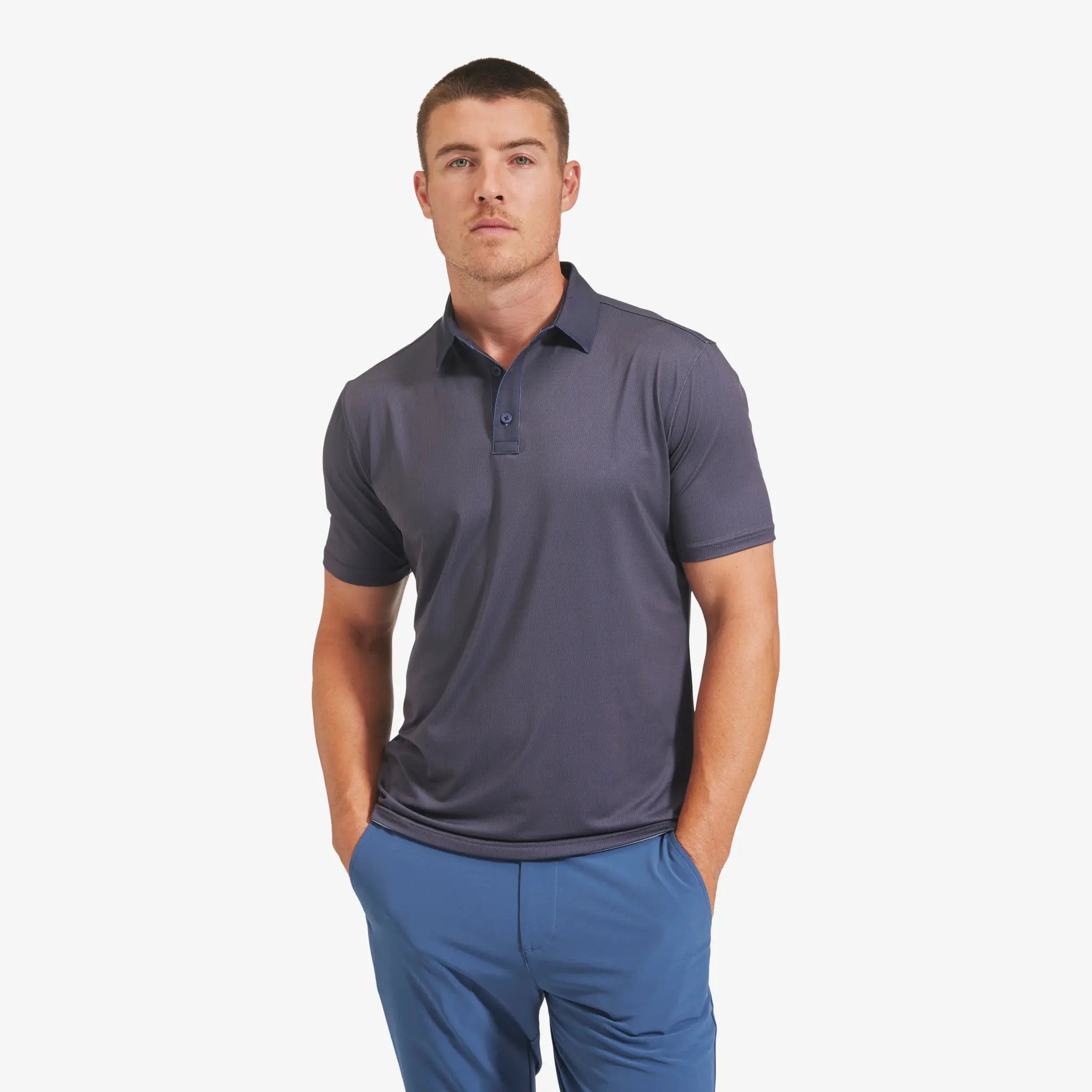 Versa SS Polo Charcoal