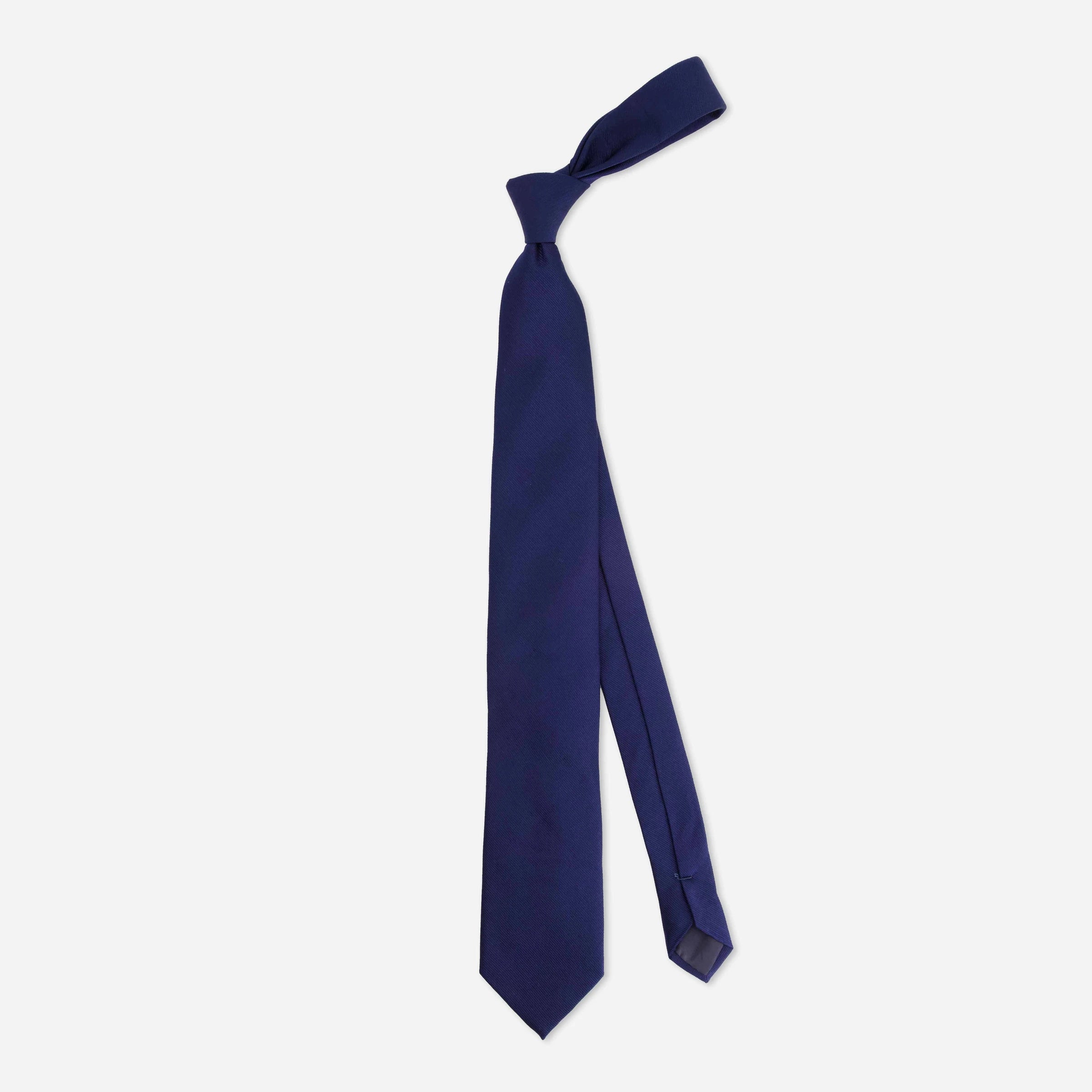 Solid Navy Tie