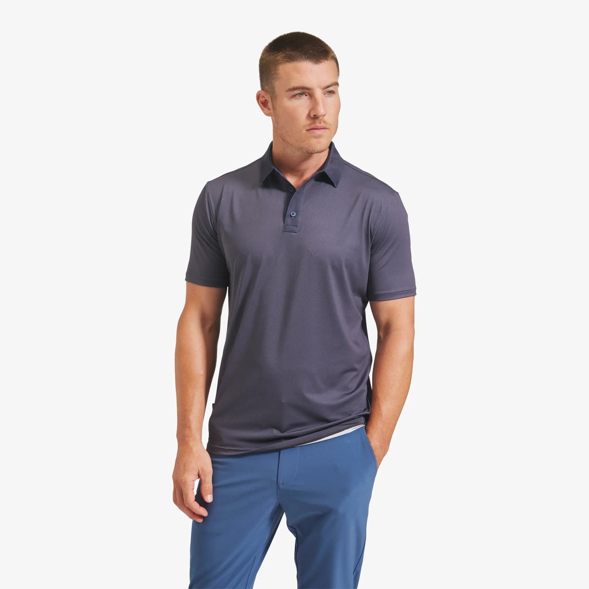 Versa SS Polo Charcoal