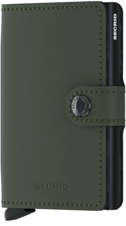 Miniwallet Matte Green - Black